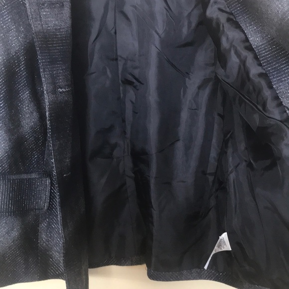 DKNY JEANS metallic double breasted Jacket S - Picture 5 of 5